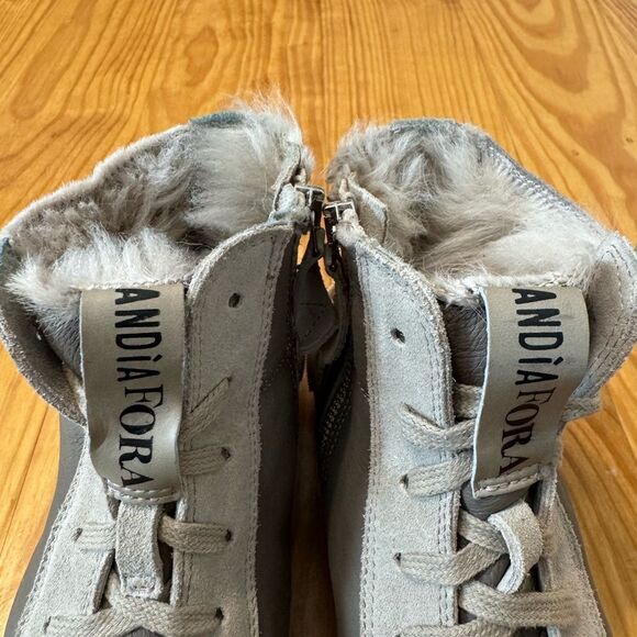 ANDIA FORA Leather Skater Sneakers Made in Italy EUR 38 US 7 - Picture 5 of 14